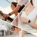 Bands for Google Pixel Watch 4 3 41mm/Pixel Watch 2/Pixel Watch Band - Upgraded Magnetic Clasp Connector Stretchy Braided Sport Replacement Straps for Men Women, No Gap, Breathable