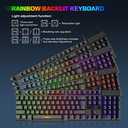 Gaming Keyboard and Mouse,Headphones,Mouse padAll in One Combo for PC Gamers and Xbox and PS4 Users