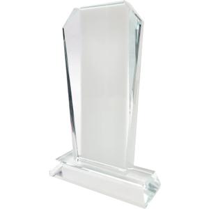 Sublimation Blanks Products Crystal Plaque Blank Tabletop Decor Decorative Signs Award Plaque Custom Photo Picture Frame DIY Gifts with Gift Box (Blank - Award)