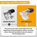 747-000 Trunk Lid Pull Down Motor Compatible with Che-vy Pontiac Buick Cadillac Oldsmobile 1986-2002 Replaces OE Number 747-000,16889150, 16608837, 19116530, 22021675, 22101328
