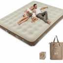 Naturehike California King Air Mattresses with Rechargeable Built-in Pump, Inflatable Mattress, Portable Blow up Mattress, Air Bed for Home, Camping, Guest