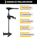 Minn Kota Endura C2 Transom-Mount Electric Trolling Motor 30 Lb. Thrust, 30 in. Shaft, Freshwater