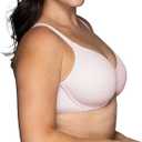 Vanity Fair Women's Beauty Back Smoothing Minimizer Bra, Minimizes Bust Line up to 1.5", Non Padded Cups up to H Size 40C (Pink)
