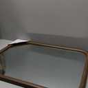 Origin 21 O21 24IN x 36IN Modern Wood Mirror 24-in W x 0.75-in H Rectangle Warm walnut Polished Wall Mirror