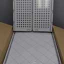 SNSLXH 5 Pack Stackable Closet Storage Basket, Multifunctional & Foldable Closet Organizer for Bathroom Kitchen Laundry Room Wardrobe Storage, Space-Saving Clothes Storage Drawer Organizer, White