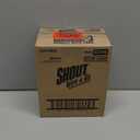 Shout Wipes Stain Remover for Clothes Laundry, Instant Stain Remover and Individually Wrapped, Travel Essentials, Works on Everyday Stains, 12 Wipes per Carton (1 Carton)