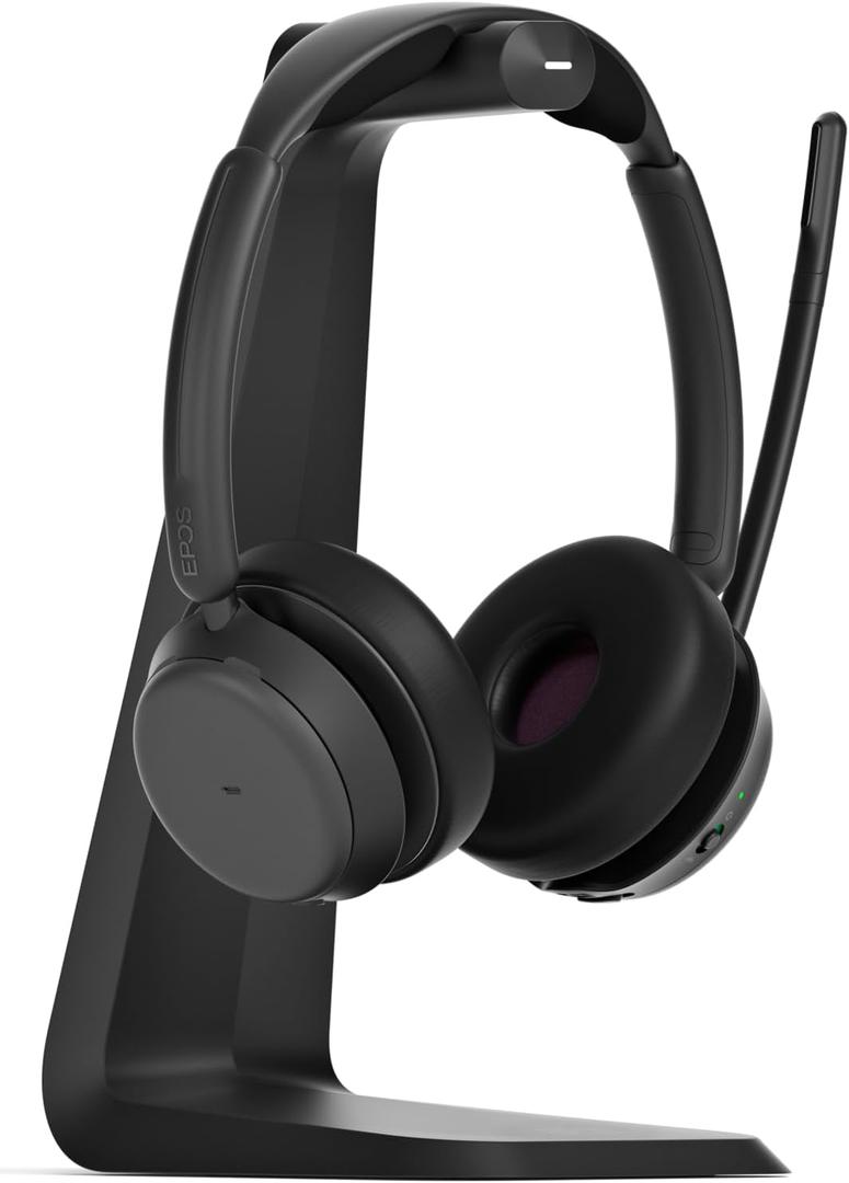 EPOS Impact 1061T ANC - Premium Open Office Headset with Hybrid Adaptive ANC, EPOS AI Microphone Technology, and Multipoint Connectivity