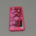 Yucenx for Samsung Galaxy A16 5G Floral Phone Case with 2X Screen Protector, Military Grade Magnetic Translucent Matte Girls Women Flower Pattern Protective Cover for A16 5G (Deep Purple) | 2X Screen Protector, Military Grade, Magnetic, Translucent, Matte, Girls Women