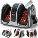 CARESKY Shiatsu Foot Massager Machine with Heat and Remote, Electric Deep Kneading Foot Massager for Neuropathy, Plantar Fasciitis, Massage Feet/Leg/Calf/Ankle, Gifts for Women and Men