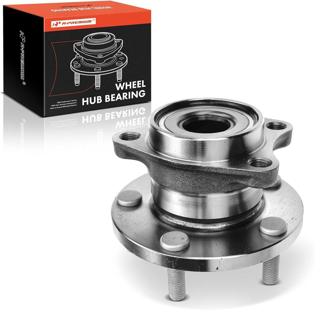 A-Premium Rear Wheel Bearing and Hub Assembly with 5-Lug Compatible with Mazda CX-9 2007-2015, AWD Only