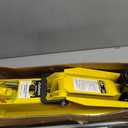 AUTOWN 3 Ton (6600 lbs) Floor Jack, Heavy Duty Steel Hydraulic Jack for Car, Low Profile Floor Jack with Rubber Pad, Quick Lift Car Jack with Lifting Range 7.1'' to 20.9'', Yellow