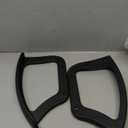 2pcs Office Chair Armrest Rings Plastic Replacement for Desk Gaming Chairs Fit Arm Rest Accessories for Office Workers