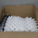 Bedsure Large Dog Bed for Crate - Comfy Flat Pet Beds with Removable Washable Cover, Orthopedic Egg Crate Foam Crate Mat, Suitable for Pet Up to 50 lbs (35"L x 22"W x 3"Th, Black)