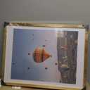 JCJMY 18x24 Picture Frame with 16x20 Mat, Display Photo 16x20 with Mat or 18 x 24 Without Mat, Wall Hanging Large 18 by 24 Poster Frame with Plexiglass, Gold