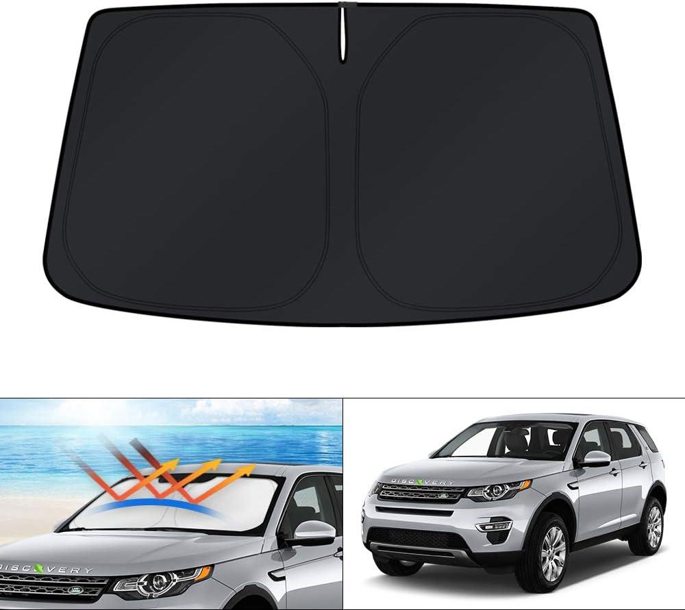 KUST Custom Fit Windshield Sun Shade for Land Rover Discovery Sport 2014-2019 AccessoriesSunshade Foldable Window Sun Visor Protector Blocks UV Rays Keep Your Car Cooler