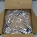 Steering Wheel Trim Cover Chrome for Mercedes C250 C350 C63 AMG E63 AMG 2012-15, C300 2012-14, CLA250 CLA45 AMG 2014-19, E250 E63 AMG S 2014-16, E350 2012-16, E400 2013-17, E550 2012-17
