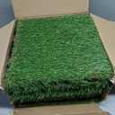 XLX TURF Interlocking Fake Grass Tiles for Dogs Potty - Pets Friendly Artificial Grass for Dog Kennel Outdoor Patio Balcony & Home Decor, 12"x12" 9 Pack