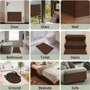 2Pack Total 78.7"x15.8" Cat Scratch Mat for Cat Couch Furniture and Wall Protector | Trimmable Self-Adhesive Carpet Climb Cat Scratcher for Covering Cat Tower and Replacement Pads (Brown)