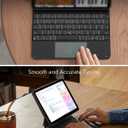 ESR for iPad Air 11 Inch Case with Keyboard M4/M3/M2 (2026/2025/2024) & iPad Pro 11/Air 5th/4th Gen Keyboard, Easy-Set Magnetic Stand, Portrait/Raised Modes, with Removable Protective Case, Black