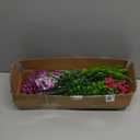 Yastouay 12 Bundles Artificial Flowers for Outdoors, UV Resistant Artificial Outdoor Flowers No Fade Fake Outdoor Flowers Plants for Garden Porch Window Box Pot Planters Decor (Mixing+Fern A)
