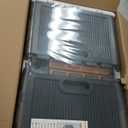 FELICON SELORSS Folding Utility Cart Portable Rolling Crate Handcart with Stair Climbing Wheels&360Swivel Wheels Telescoping Handle Plastic Box Dolly for Travel Shop Move Office Teacher Use(Black) (BY06C-Climber Wheels)