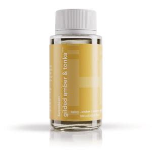 Homedics SereneScent Waterless Diffuser Oil Refill — Gilded Amber & Tonka (120ml). Warm & Luxurious Home Fragrance. Compatible with SereneScent Diffusers. Easy Twist Plug & Play