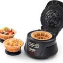 Presto 03500 Belgian Waffle Bowl Maker,Black, 9.3 x 8.25 x 5.25 inches