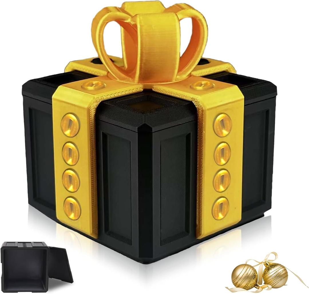 Annoying Gift Box with Screws The Annoying Present Puzzle Box Toy,Funny Surprise Prank Novelty Money Card Container