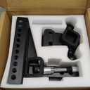 Adjustable Trailer Hitch - Drop Hitch (Fits 2-Inch Receiver) - Heavy Duty Tow Hitch with 8" Rise/Drop, 2" & 2-5/16" Dual Ball Hitches for Truck (21,500 LBS GTW) - w/Anti-Theft Hitch Lock Pins
