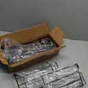 Hanging Towel Racks for Bathroom No Drill - 6-Tier Over The Door Bath Towel Storage Organizer for Small Bathrooms - Tiered Back of Door Towel Holder Hanger for Rolled Towels RV Camper Black