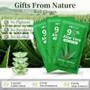 KONEUK 50 Pack Aloe Vera Gel for Face, Hair, Body, Skin, Sunburn Relief, 99% Pure Aloe Vera Gel for All Skin Types, Bulk Aloe Gel Travel Size for Soothing After Sun Skin Care Relief