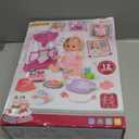 Baby Care Doll Toys Set, 36PCS Dolls Playset, Hair Salon Pretend Play Toddler Doll Toys Incl 14'' Baby Dolls Toy, Backpack, Hair Dryer, Curler, Xmas Gifts for Age 3 4 5 6+ Years Old Girls Kids