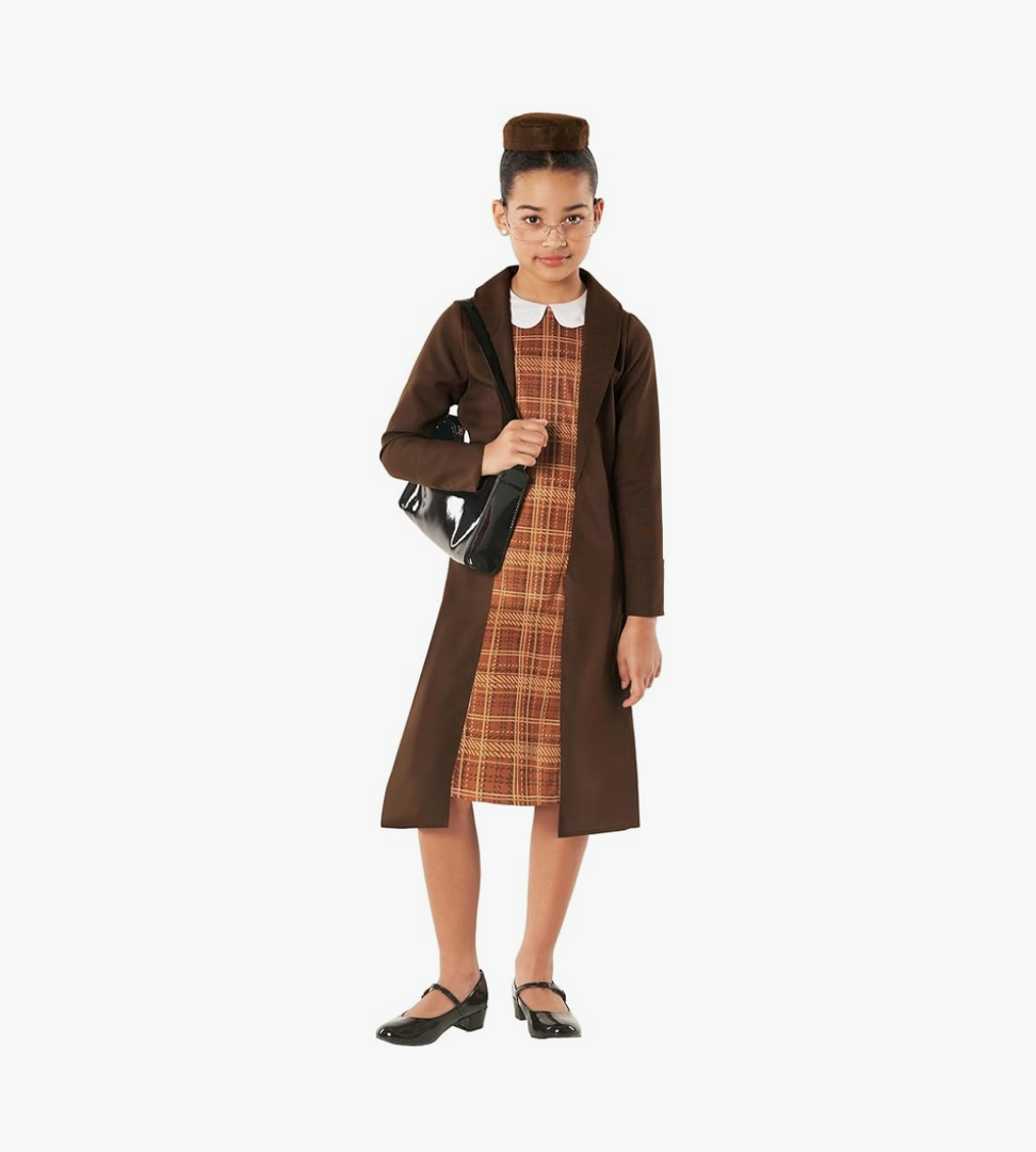 Morph Rosa Parks Costume For Girls Colonial Costume Girls Historical Outfits Rosa Parks Size L