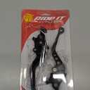 Brake Lever Assembly, Red CNC Double Disc Brake Lever Assembly for Motorcycle Scooter Bike (Black)