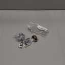 uxcell 5Pcs Gas Stove Knob, 6mm Universal Cooker Replacement Knobs Angle: 0, Durable Metal Surface Switch for Kitchen Cooktop, Gas Stove & Various Ovens(Silver Tone)