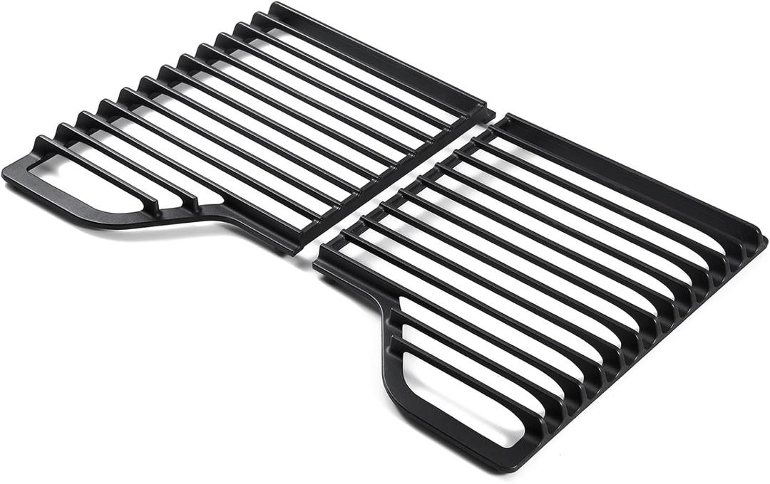 W10594440 Burner Grates Stove Replacement Parts for Whirlpool Gas Stove Range Grate Whirlpool Amana Ikea WCG55US0HS WCG55US0HS00 30 4 Burner Kit Wetstone Grate Cast Iron Cooktop Surface Grates 2 Pcs