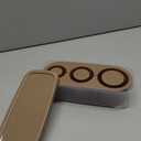 Tcamp Tumbler Ice Mold, Ice Cube Tray With Lid and Bin for 30-40 oz Tumbler Cup, Silicone Ice Cube Molds for Chilling Cocktails, Whiskey, Drinks, Coffee, Tea, Ice Maker (Brown)