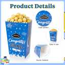 jeowicti 24 Pcs Graduation Popcorn Boxes Grad Party Favors Supplies Table Decor 2026 Graduation Decorations Candy Goodie Boxes Popcorn Bucket Bags Containers