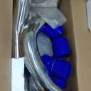 3" Intercooler Pipe & Boot Clamps Kit for 1999.5-2003 Ford 7.3 7.3L Powerstroke HD V8 Turbo Diesel Engine F250 F350 F450 F550 Super Duty Blue