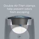 Diaper Genie Complete Diaper Pail (White) Includes 1 Refill (Holds 270 Newborn Diapers) & 1 Carbon Filter