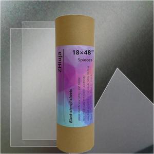 7 x Clear Craft Plastic Sheets, Blank Stencil 18" x 48" 5 Strong and Flexible Transparent Acetate Mylar Sheet for Cricut