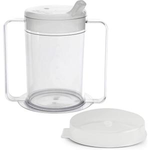 Providence Spillproof 12oz Adult Sippy Cup with Handles - Independence Sip Cups for Adults with Limited Mobility - Handicap Cups for Elderly Care - Made in the USA - PSC 50 - 1 Pack