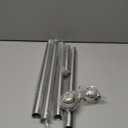 Shower Curtain Rod, 1" Diameter Heavy Duty Tension Shower Rod, Non Slip Adjustable 28-74 inch No Drill Shower Curtain Rods Spring Tension For Bathroom, Shower Stall, No Rust, Brushed Nickel