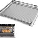 Air Fryer Oven Basket, Original Replacement Baking Trays for NINJA DT201 DT251 Foodi Digital Air Fryer Oven, Mesh Basket, Ideal Accessories for Air Frying and Dehydrating (DT200 Series)