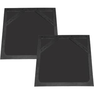 Mud Flaps 24"x 24" Black for Semi Truck and Trailer Heavy Duty Rubber - 1 Pair