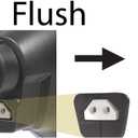 Cen-Tec Systems 94764 CT25 Central Vacuum Electric Nozzle with Flush Integrated Wand, Black