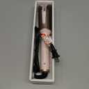 Automatic Curling Iron, 1 Inch with 3 Temps Rotating Curling Iron, 2-Way Rotation Hair Curler, Ionic, Ceramic Coating, Anti-Scald & Tangle, Auto Shut-Off for Hair Styling (Pink)