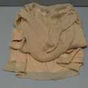 Lotusmile Blouses for Women Dressy Casual 3/4 Sleeve Cowl Neck Sparkly Tops Cocktail Shirts for Evening Party (Medium, Champagne)