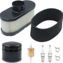 X350 Oil Change Kit for John Deere Lg265 Maintenance Kit, S240 X380 X580 X300 X320 Z530M Z445 Lawn Mower Parts Accessories