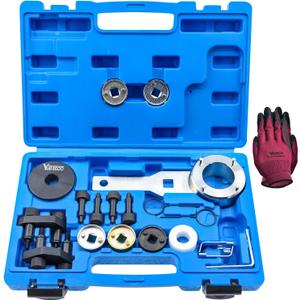 Camshaft Crankshaft Engine Timing Tool Kit Compatible with Audi VW VAG 2006-2018 EA888 1.8 2.0 TSI TFSI T10355 T10060A T10352 T10368 T40011 T40196 T40267, with Case & Gloves